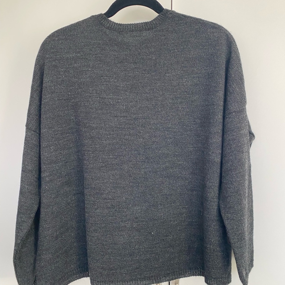 Masscob Grenville Knit Black Delave Sweater NEW - Picture 3 of 4